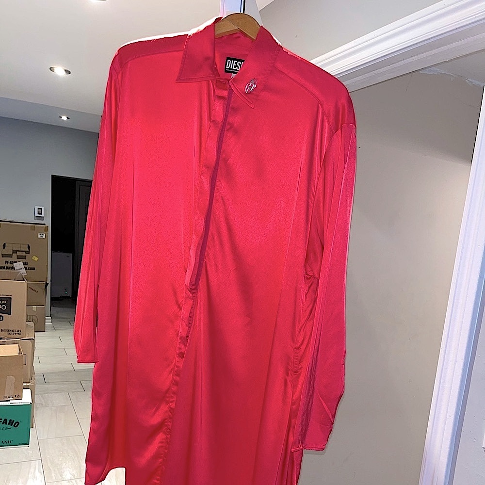 DIESEL Satin Blouse - Made in Italy
